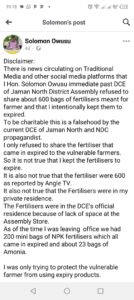 fb letter - Daily Post Ghana